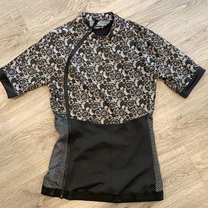 Limited edition adidas by Stella McCartney athletic top with lace detailing